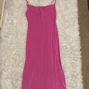 Pink midi/ maxi dress